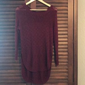 Burgundy sweater